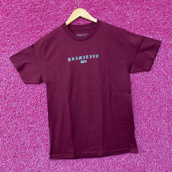 Primitive X Terminator 2 Machine Burgundy T-Shirt Medium - Picture 3 of 5